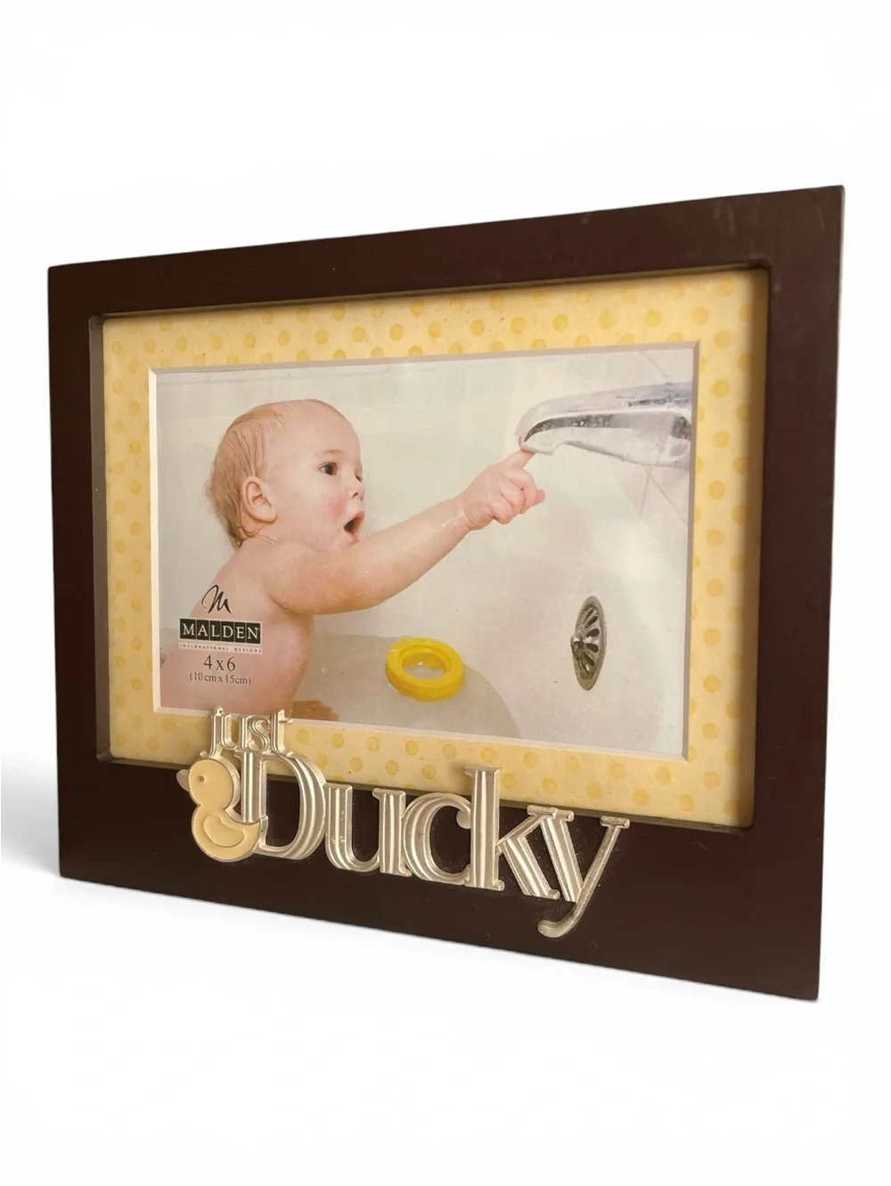 Malden “just ducky”photo frame, vintage, wooden